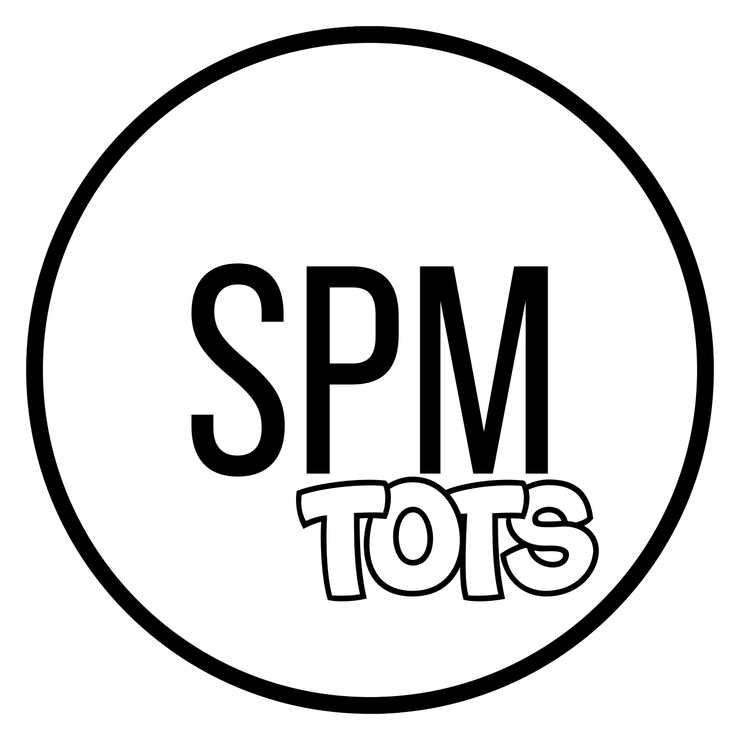 SPM Tots Logo Black